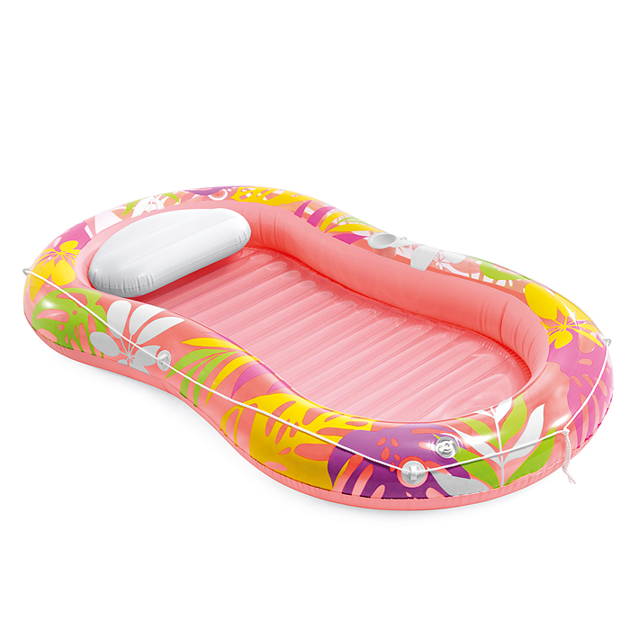 Фото к товару Матрас-кресло в стиле тропического оазиса,206mx122cm, 2 цвета, 57803EU INTEX Матрас-кресло в стиле тропического оазиса,206mx122cm, 2 цвета, 57803EU INTEX