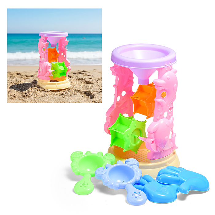 Набор для игры в песке 666-118TX "Тайны золотого песка" в сетке