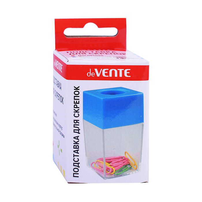 Подставка для скрепок магнитная 4x6,9x4 cм, прямоугольной формы