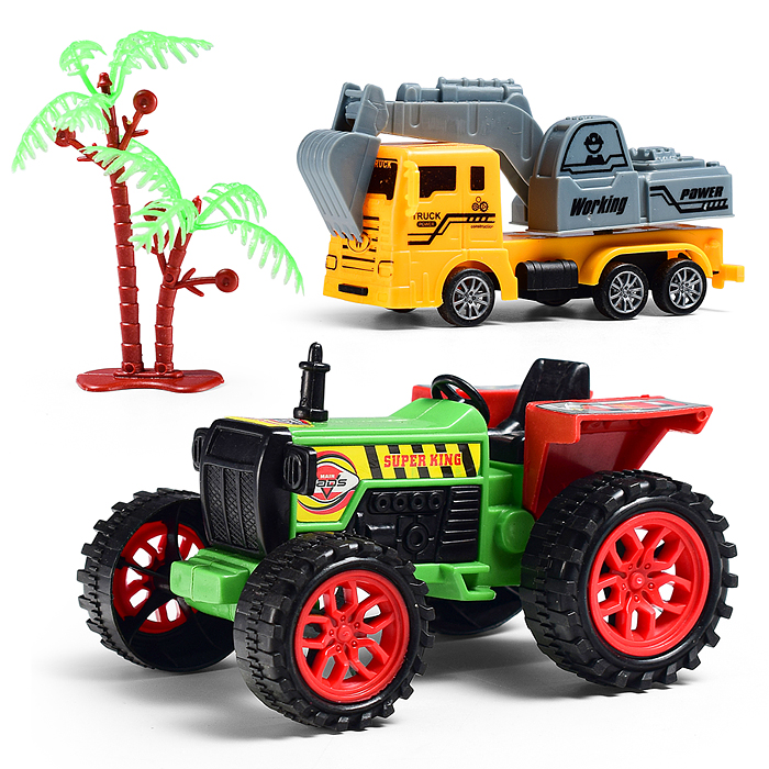 Машина 2525-52 "Трактор с автоцистерной" под колпаком