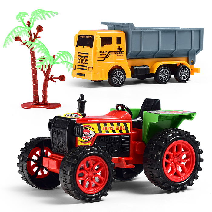 Машина 2525-52 "Трактор с автоцистерной" под колпаком