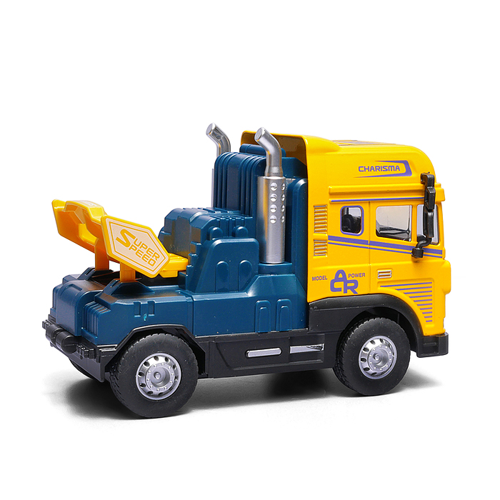 Машина KLX600-344 "Трейлер" 1:24 (свет,звук) в коробке