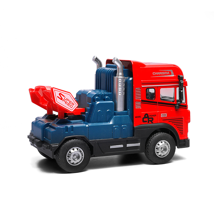 Машина KLX600-344 "Трейлер" 1:24 (свет,звук) в коробке