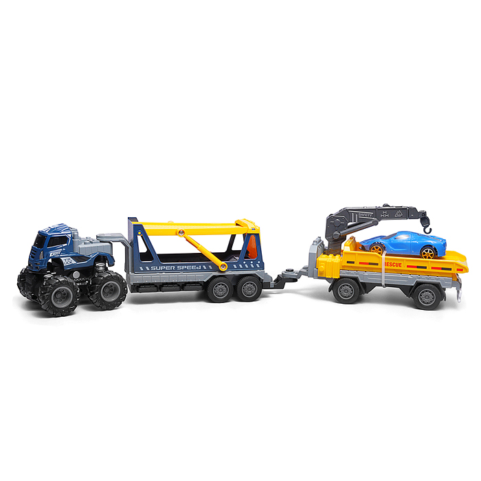 Машина KLX600-402 "Большой прицеп эвакуатор" 1:43 в коробке