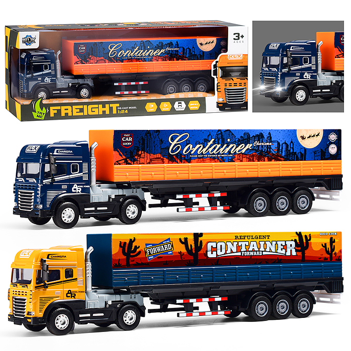 Машина KLX800-1 "Фура 2" 1:24 (свет,звук) в коробке