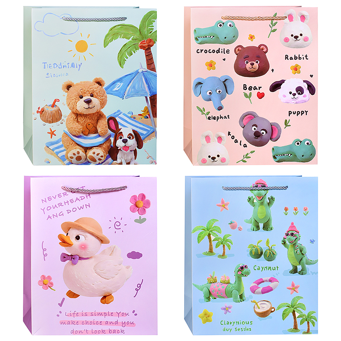 Пакет подарочный 00-7768 "Игровое чудо" 32*26*12см.