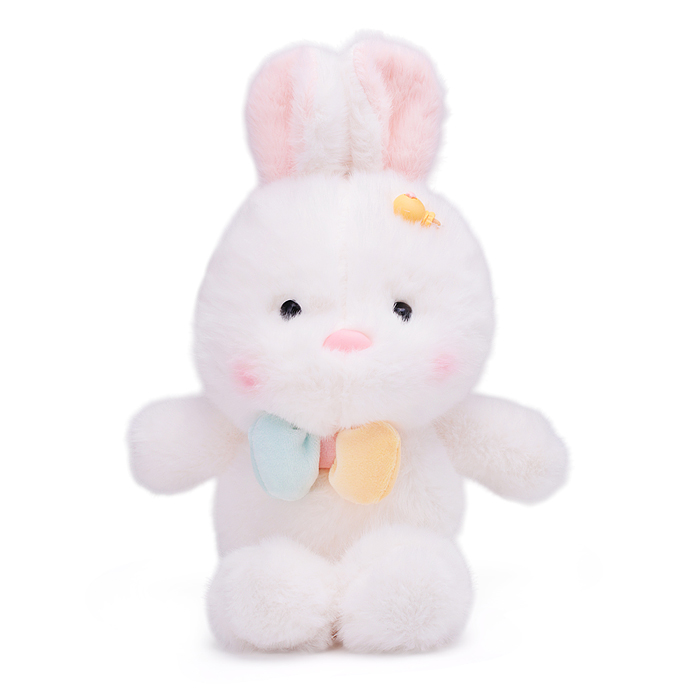 Мягкая игрушка M1732 "Заяц Снежик" 26 см