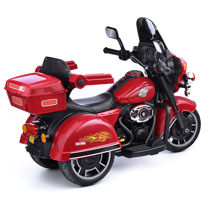 Мотоцикл U023420Y "Чоппер" 6V4.5 моноприводный (красный)