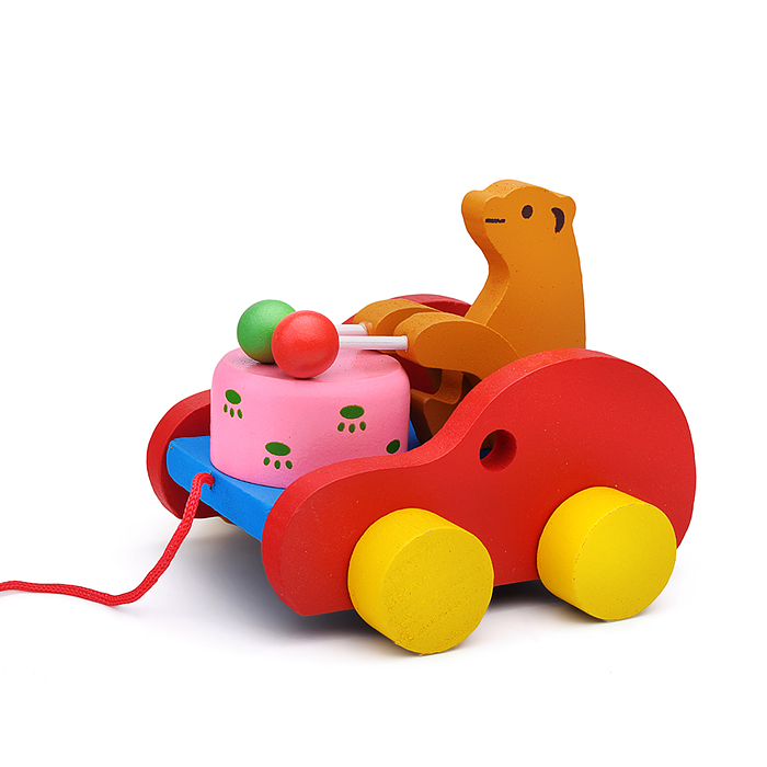 Каталка D2167 "Мишка барабанщик"