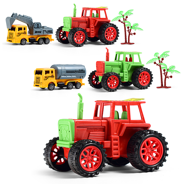 Машина 855A-54 "Трактор с эскаватором" под колпаком