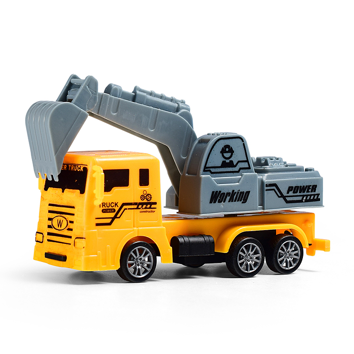 Фото к товару Машина 855A-54 "Трактор с эскаватором" под колпаком Машина 855A-54 "Трактор с эскаватором" под колпаком