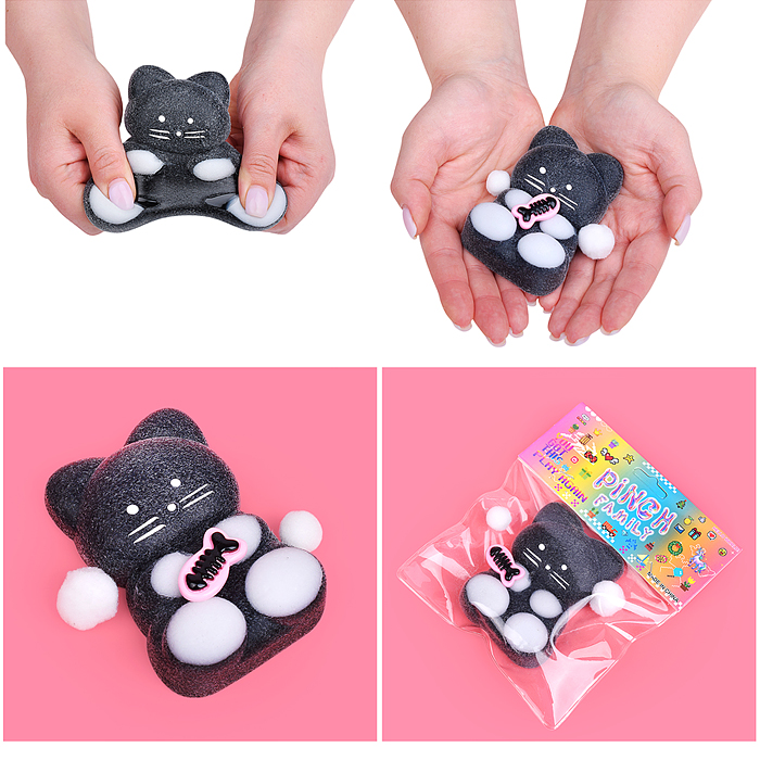 Игрушка -антистресс 00-5529 "Котенок с клубничкой"