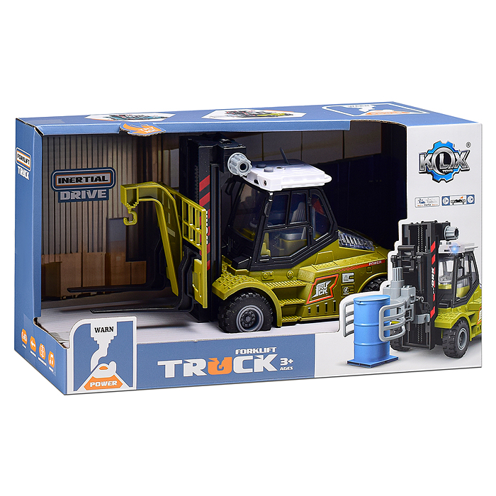 Машина KLX900-49 "Вилочный погрузчик 2" 1:43 ( свет,звук) в коробке