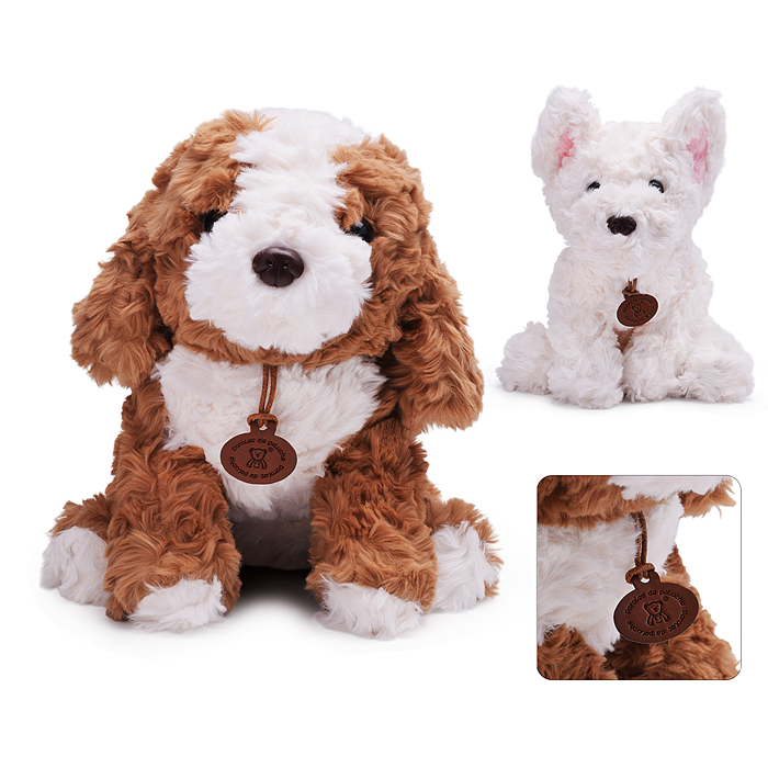 Мягкая игрушка M1735 "Собака Руни" 30 см