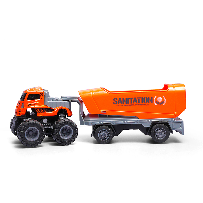 Машина KLX600-370 "Мега прицеп" 1:43 в коробке   