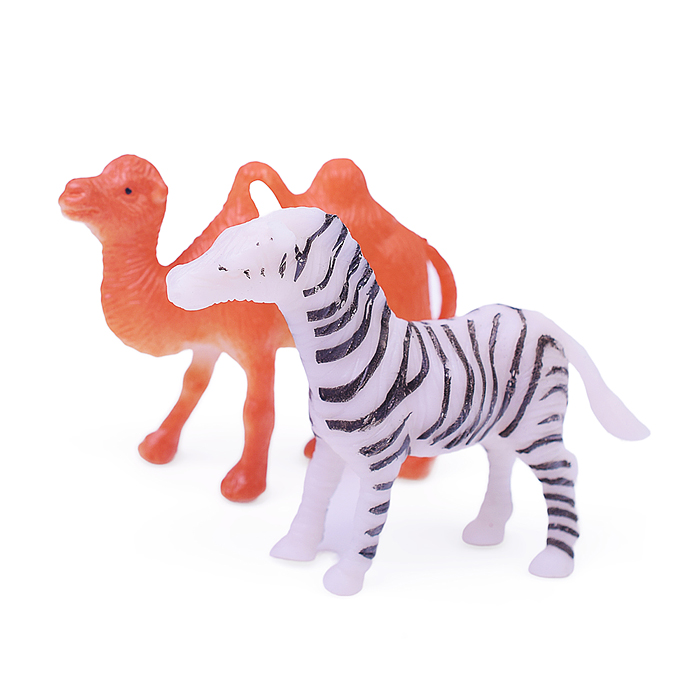 Дикие животные 12 шт, в пакете