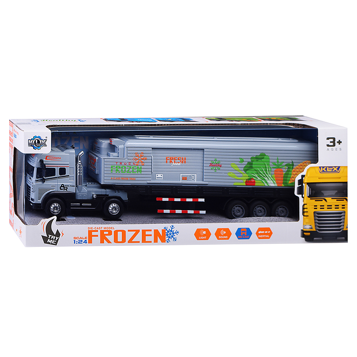 Машина KLX800-26 "Фура- Авторефрижератор" (свет,звук) в коробке