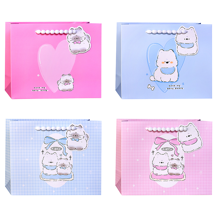 Пакет подарочный 00-7766 "Пушистик" 24,5*29,5*9,5см. Пакет подарочный 00-7766 "Пушистик" 24,5*29,5*9,5см.