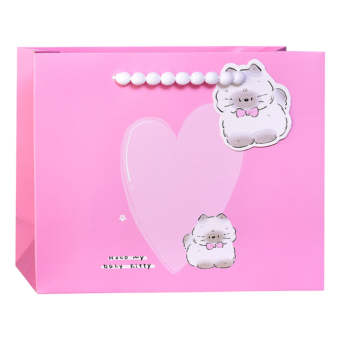 Пакет подарочный 00-7766 "Пушистик" 24,5*29,5*9,5см.