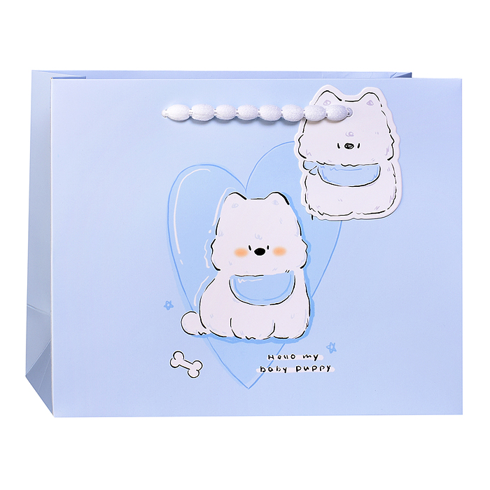 Пакет подарочный 00-7766 "Пушистик" 24,5*29,5*9,5см.