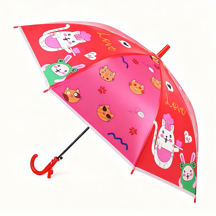 Зонт детский 00-7903 "Зверята" (48,5см.)
