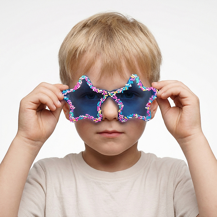 Фото к товару Очки детские 00-8132 "Сладка звезда" Очки детские 00-8132 "Сладка звезда"