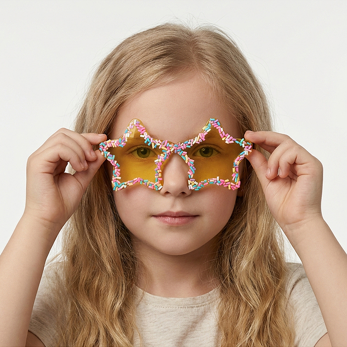 Фото к товару Очки детские 00-8132 "Сладка звезда" Очки детские 00-8132 "Сладка звезда"