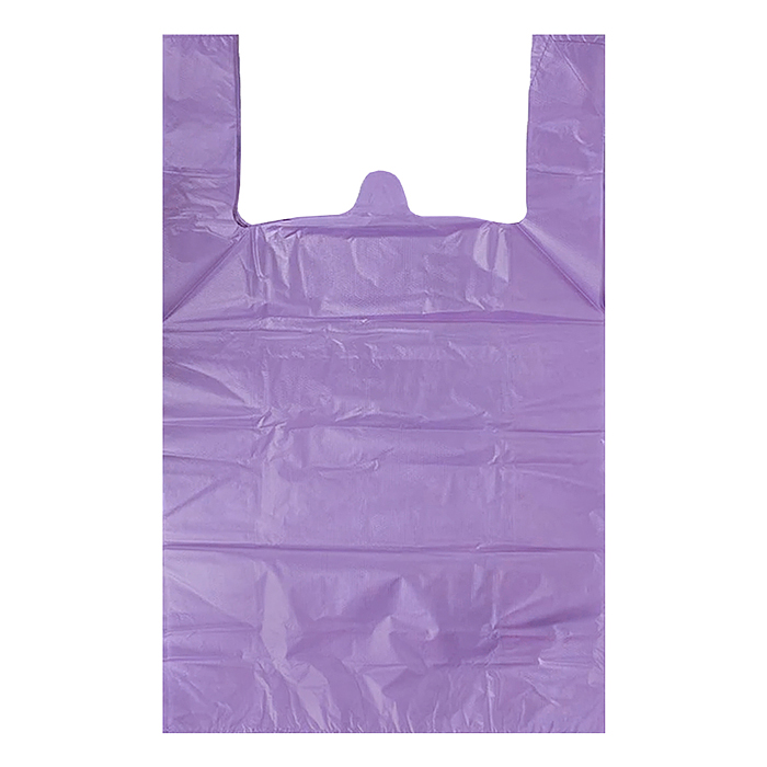Пакет ПЭ типа "майка" 28+14х50см (10) (Фиолетовая) Пакет ПЭ типа "майка" 28+14х50см (10) (Фиолетовая)