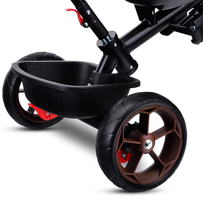 Фото к товару Велосипед трехколесный Rocket 136-BR, колеса EVA 10"/8", цвет коричневый Велосипед трехколесный Rocket 136-BR, колеса EVA 10"/8", цвет коричневый