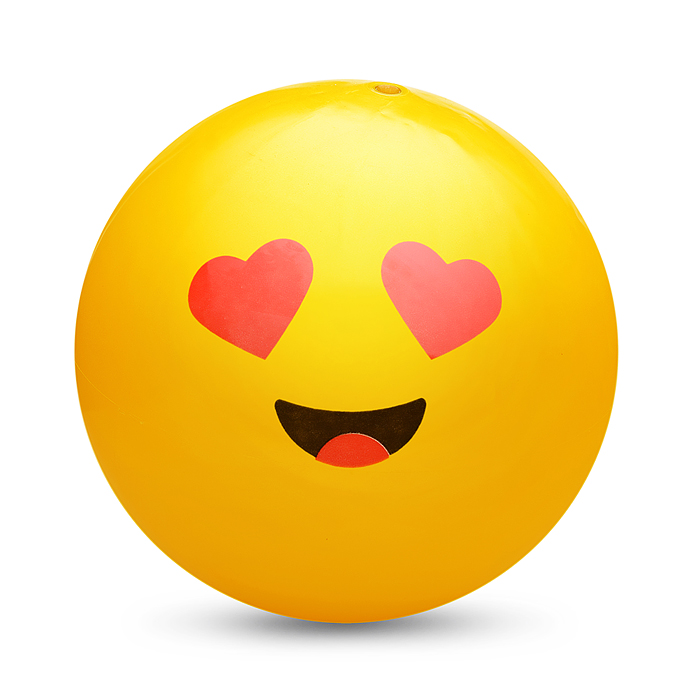 Мяч детский надувной 00-4000 "Смайлик" 60г.