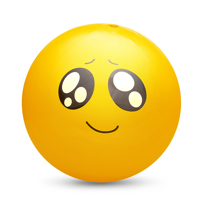 Мяч детский надувной 00-4000 "Смайлик" 60г.