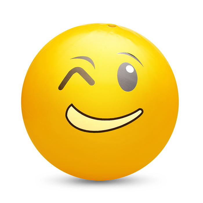 Мяч детский надувной 00-4000 "Смайлик" 60г.