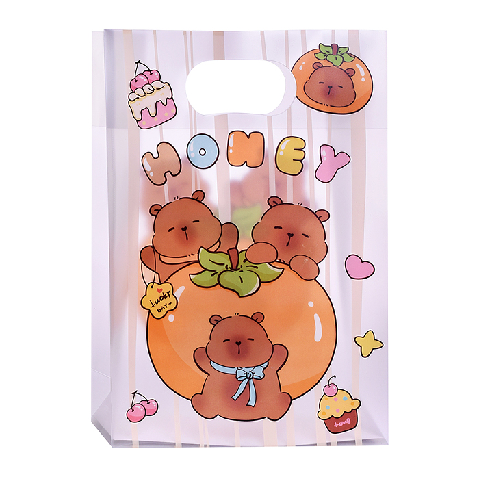 Пакет подарочный 00-7770 "Капибара" 35*24*10см.