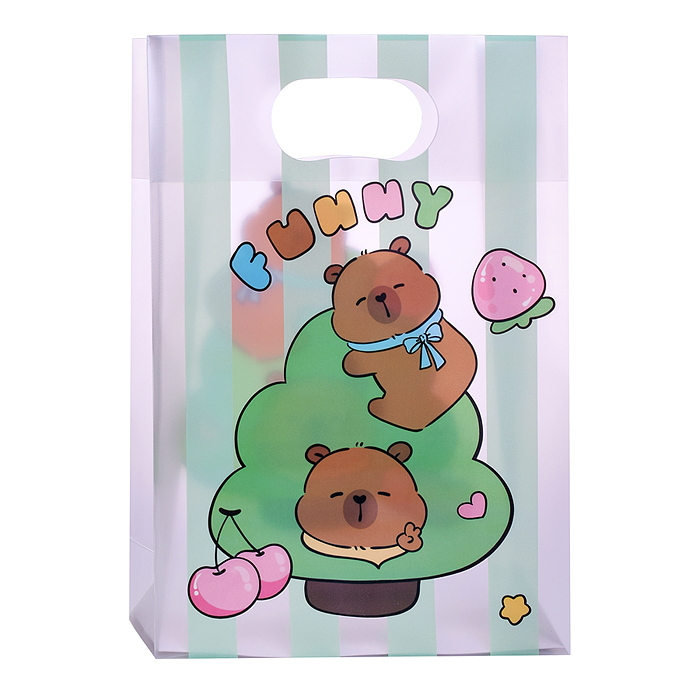 Пакет подарочный 00-7770 "Капибара" 35*24*10см.