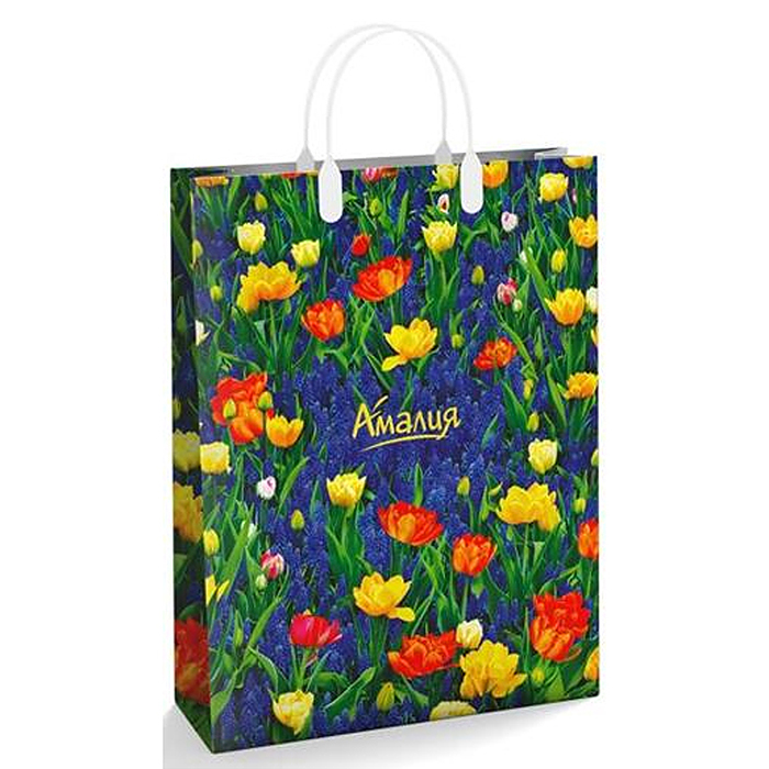 Пакет подарочный 30х40, 150мкм из мягкого пластика "Амалия" ламинированный Пакет подарочный 30х40, 150мкм из мягкого пластика "Амалия" ламинированный