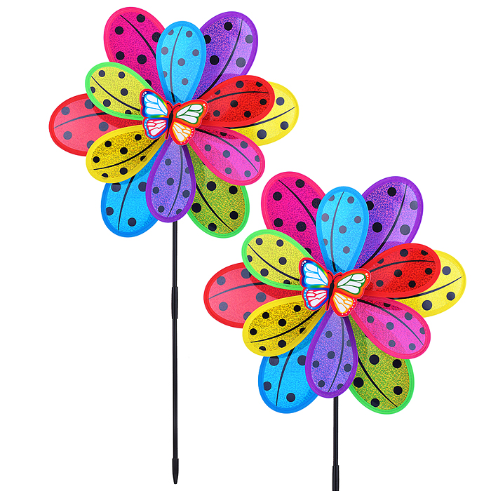 Ветерок 00-5881 "Цветок в горошек" 37*12*75 см., в пакете Ветерок 00-5881 "Цветок в горошек" 37*12*75 см., в пакете