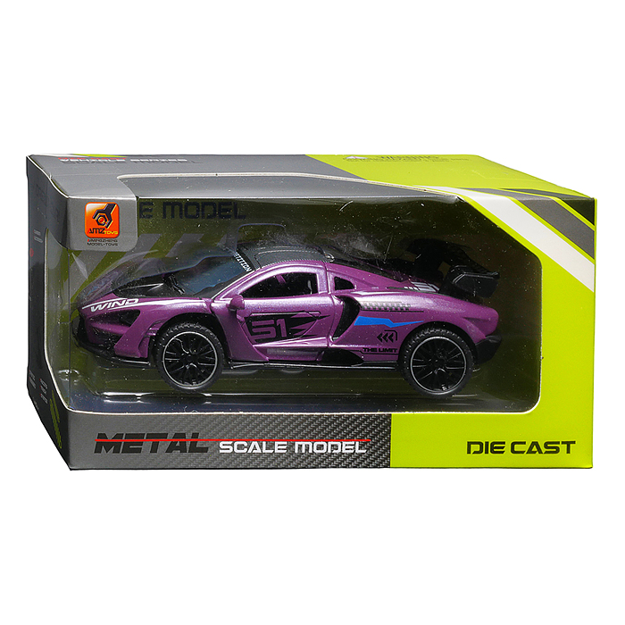 Машина  3252B "Гипер кар" 1: 32  в коробке