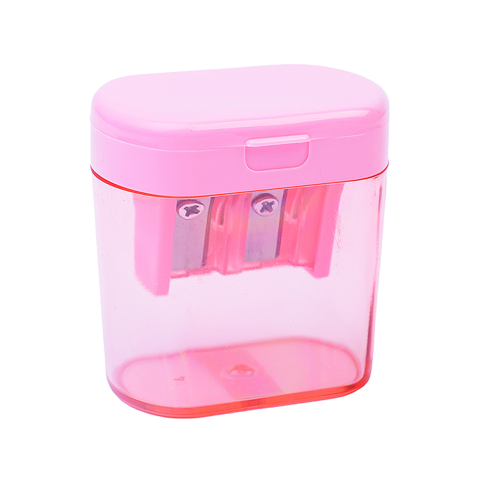 Фото к товару Точилка для карандашей "Pastel" 2 отверстия разных диаметров, с контейнером, пластмассовая, Точилка для карандашей "Pastel" 2 отверстия разных диаметров, с контейнером, пластмассовая,