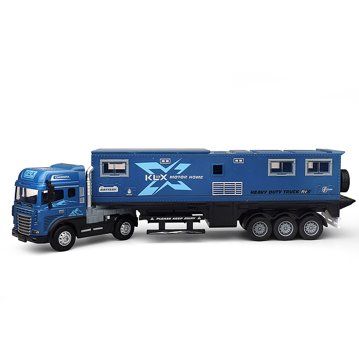 Машина KLX800-23 "Фура Блок- контейнер" (свет,звук) в коробке