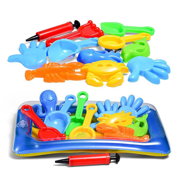 Набор для игры в песке 666-117TE "Морской бриз" в сетке