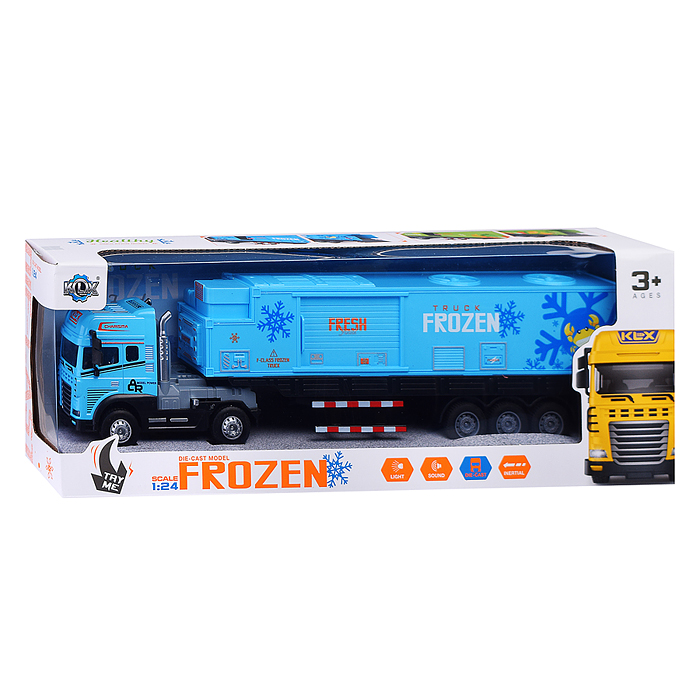 Машина KLX800-25 "Фура - Авторефрижератор 2"  (свет,звук) в коробке