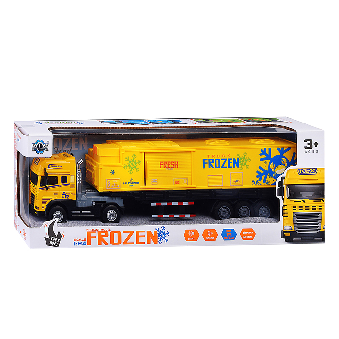 Машина KLX800-25 "Фура - Авторефрижератор 2"  (свет,звук) в коробке