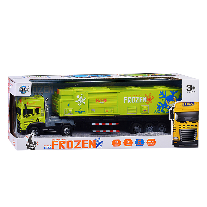 Машина KLX800-25 "Фура - Авторефрижератор 2"  (свет,звук) в коробке