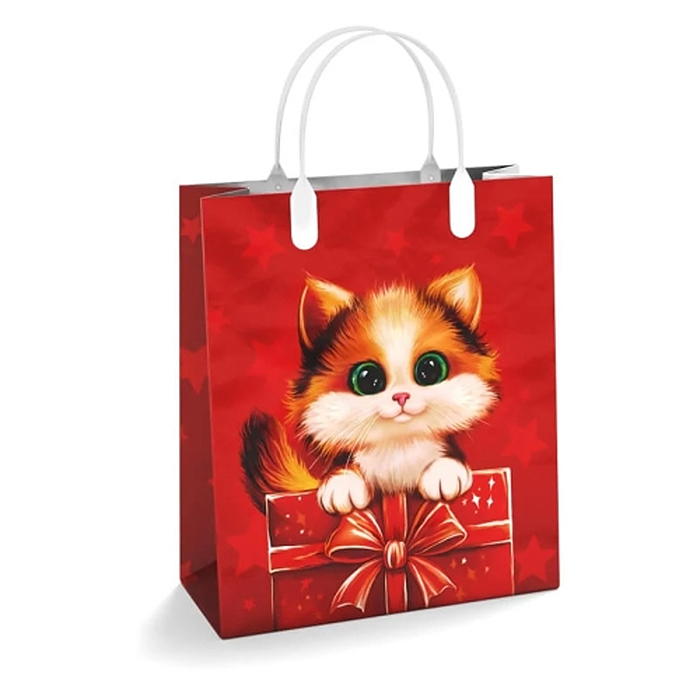 Пакет подарочный 23х27, 150мкм из мягкого пластика "Котёнок" ламинированный Пакет подарочный 23х27, 150мкм из мягкого пластика "Котёнок" ламинированный