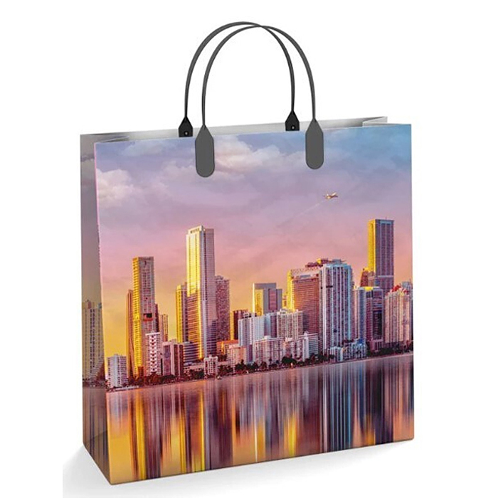 Пакет подарочный 30х30, 150мкм из мягкого пластика "Рассвет" ламинированный Пакет подарочный 30х30, 150мкм из мягкого пластика "Рассвет" ламинированный