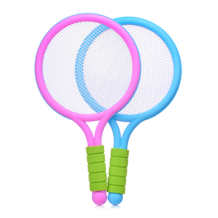 Фото к товару Набор игровых ракеток 00-5743 (2 ракетки, волан, мяч) Набор игровых ракеток 00-5743 (2 ракетки, волан, мяч)
