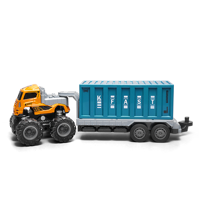 Машина KLX600-400 "Двухзвенный прицеп" 1:43 в коробке