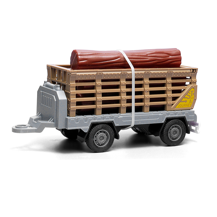 Машина KLX900-54 "Вилочный погрузчик с прицепом" 1:43  (свет,звук) в коробке