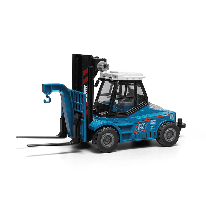 Машина KLX900-54 "Вилочный погрузчик с прицепом" 1:43  (свет,звук) в коробке