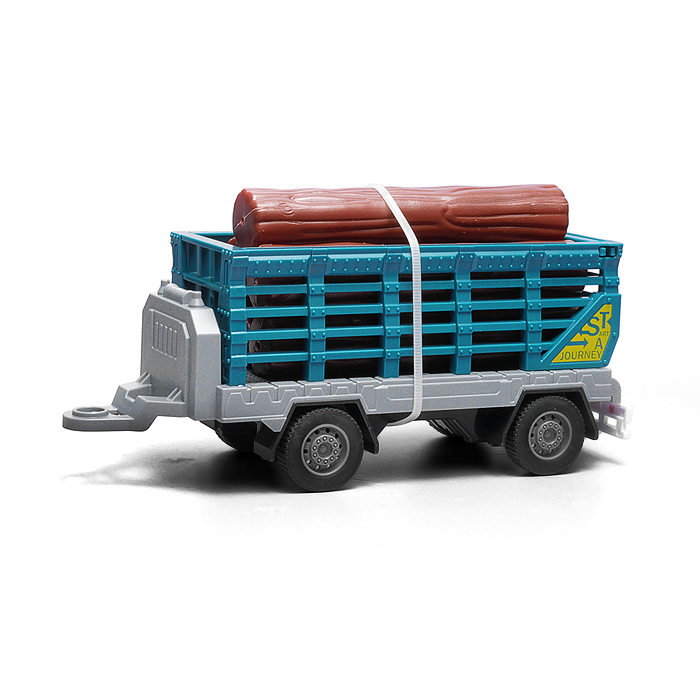 Машина KLX900-54 "Вилочный погрузчик с прицепом" 1:43  (свет,звук) в коробке